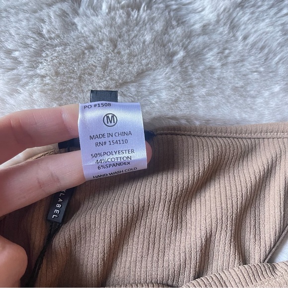 JLuxlabel Brown Ribbed Bikini Bottoms Size Medium - Picture 8 of 9